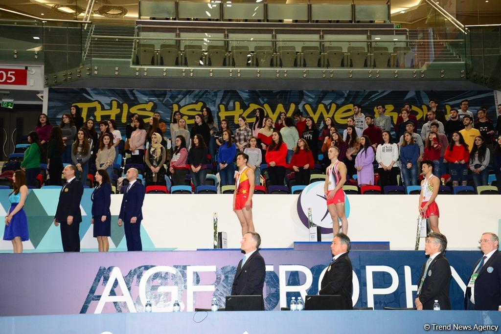 Winners of individual trampoline program as part of World Cup awarded in Baku (PHOTO)