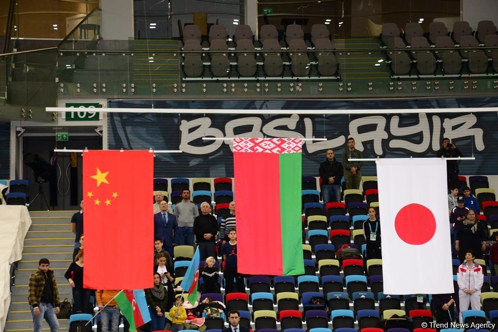 Winners of individual trampoline program as part of World Cup awarded in Baku (PHOTO)