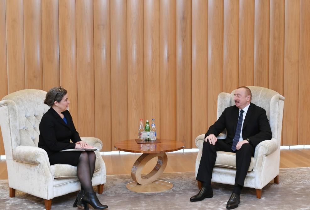 Ilham Aliyev meets US deputy assistant secretary of state for energy diplomacy (PHOTO)