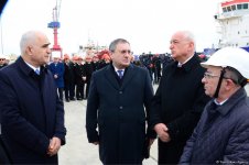 New oil tanker launched in Azerbaijan (PHOTO)