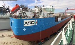 New oil tanker launched in Azerbaijan (PHOTO)
