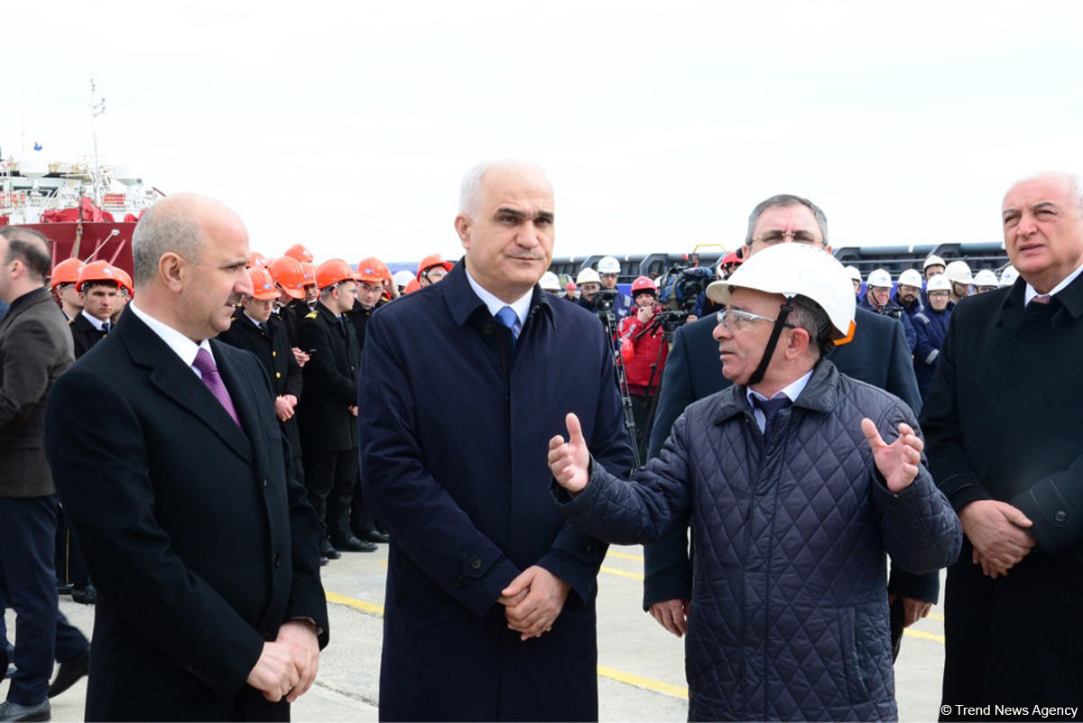 New oil tanker launched in Azerbaijan (PHOTO)
