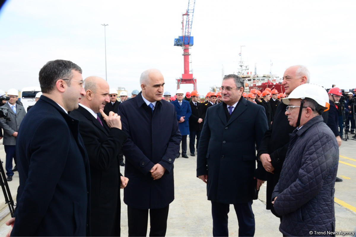 New oil tanker launched in Azerbaijan (PHOTO)