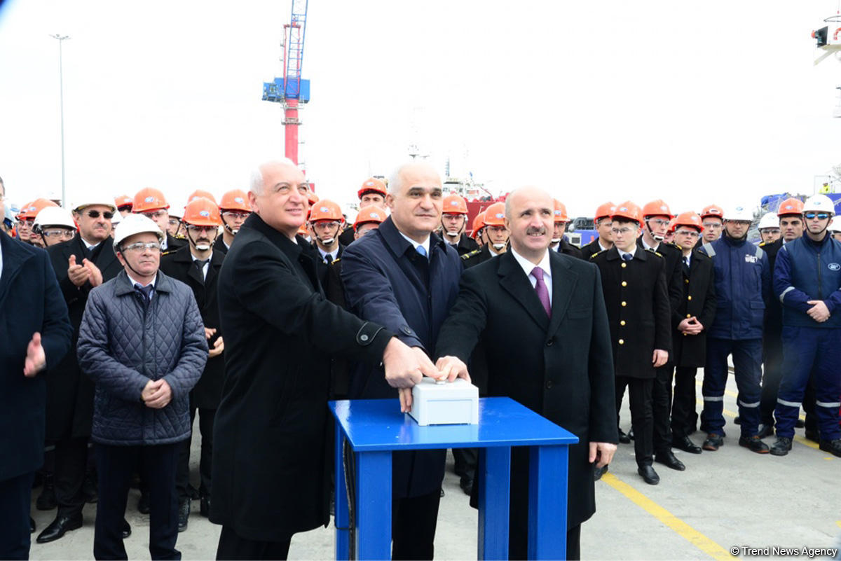New oil tanker launched in Azerbaijan (PHOTO)