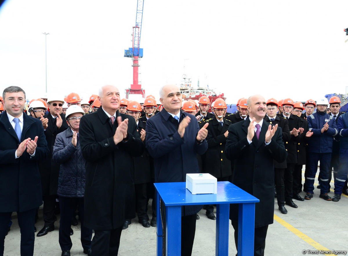 New oil tanker launched in Azerbaijan (PHOTO)