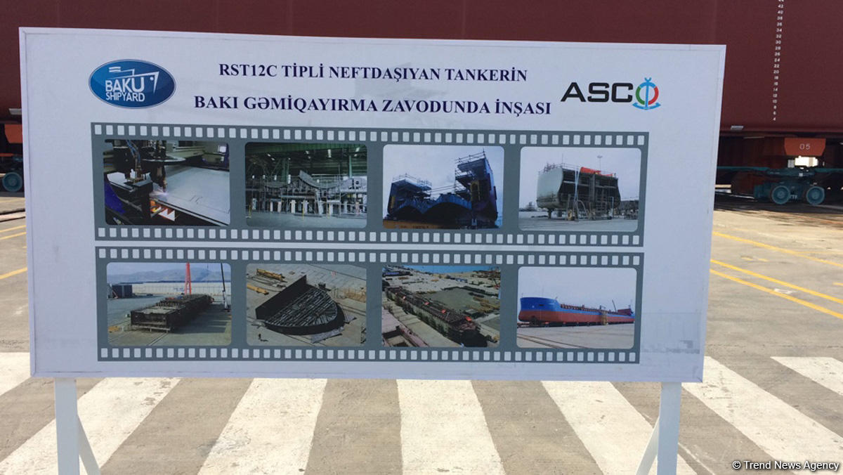 New oil tanker launched in Azerbaijan (PHOTO)