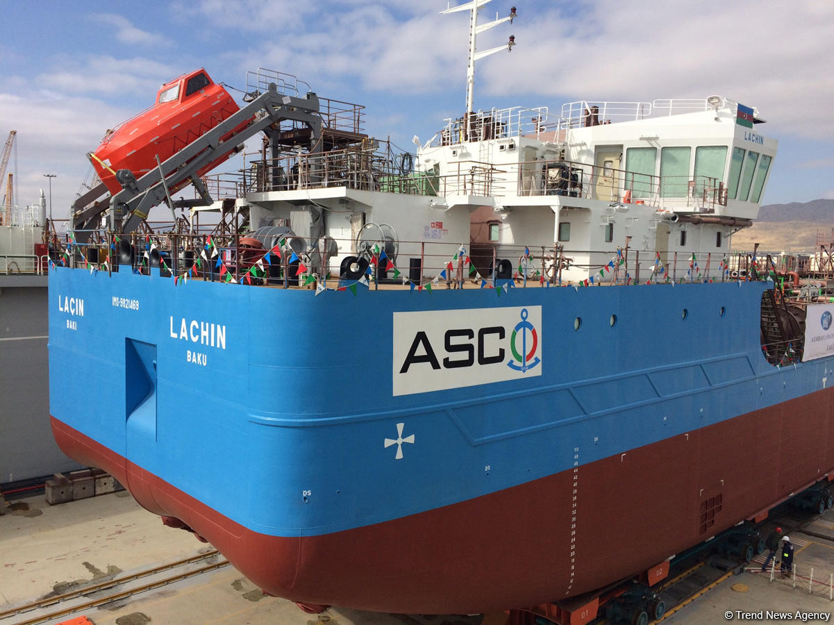 New oil tanker launched in Azerbaijan (PHOTO)