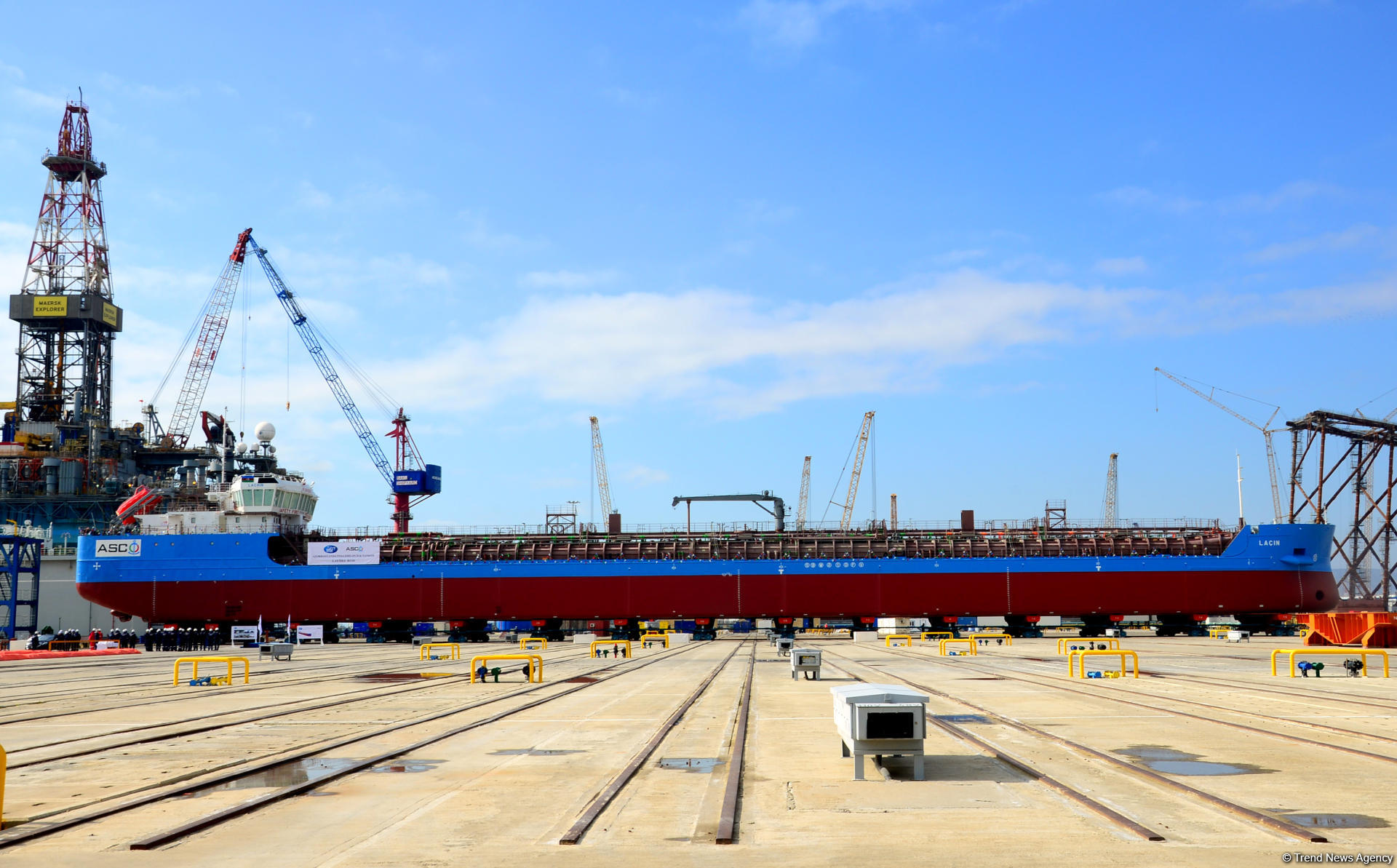 New oil tanker launched in Azerbaijan (PHOTO)