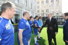Azerbaijani president watches "Baku 2019: Stars Final" (PHOTO)