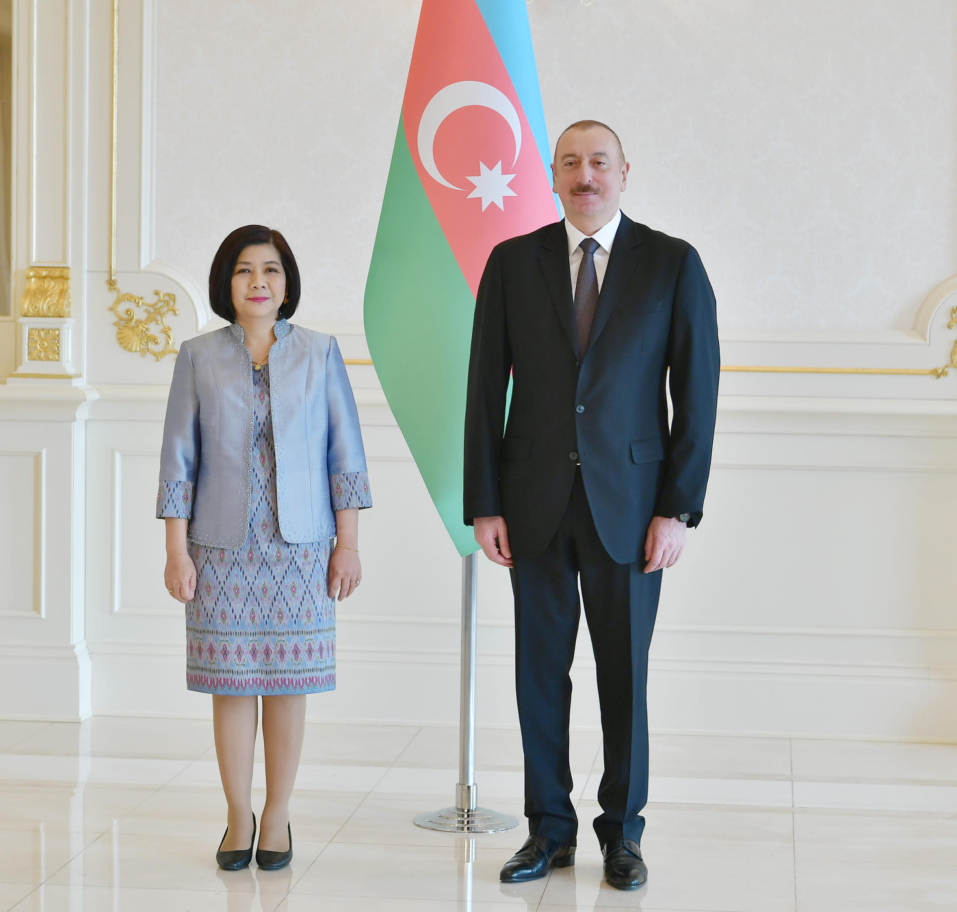 Azerbaijani president receives credentials of incoming ambassadors of Venezuela, Rwanda, Thailand (PHOTO)