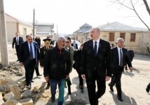 Azerbaijani president, first lady arrive in Shamakhi district for visit (PHOTO)