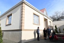 Azerbaijani president, first lady arrive in Shamakhi district for visit (PHOTO)