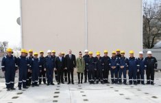 Azerbaijani president, first lady arrive in Shamakhi district for visit (PHOTO)