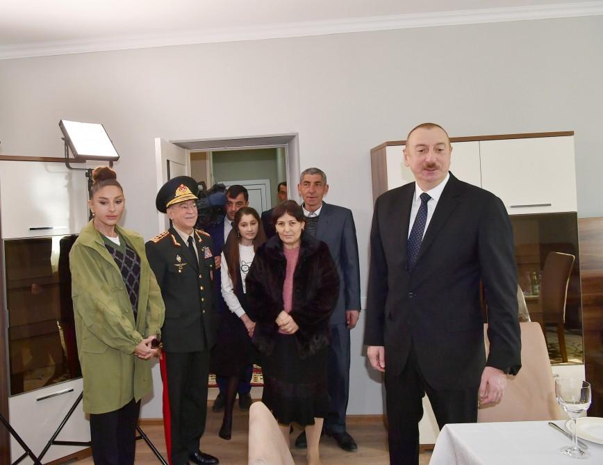 Azerbaijani president, first lady arrive in Shamakhi district for visit (PHOTO)