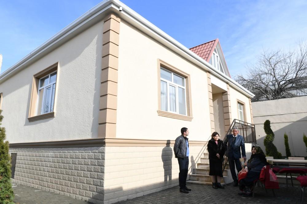 Azerbaijani president, first lady arrive in Shamakhi district for visit (PHOTO)