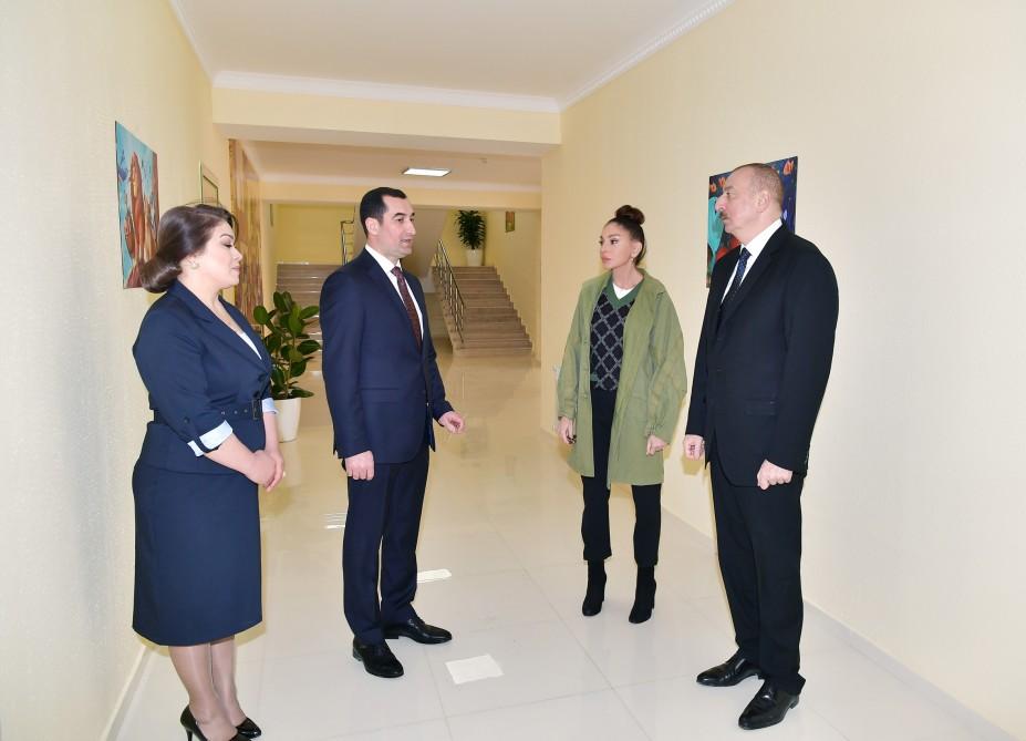 Azerbaijani president, first lady arrive in Shamakhi district for visit (PHOTO)