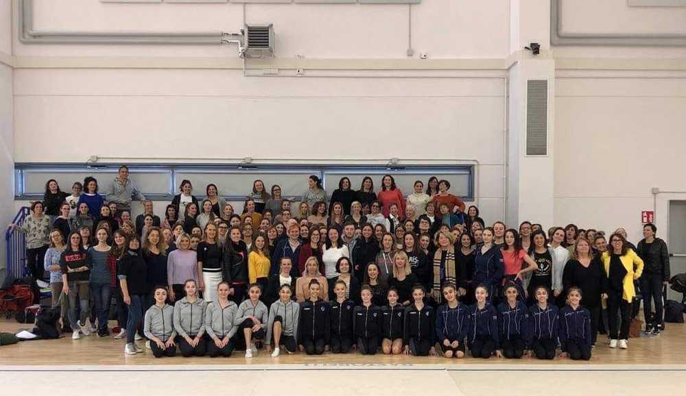 Azerbaijani, Italian rhythmic gymnastics teams take part in friendly competition (PHOTO)