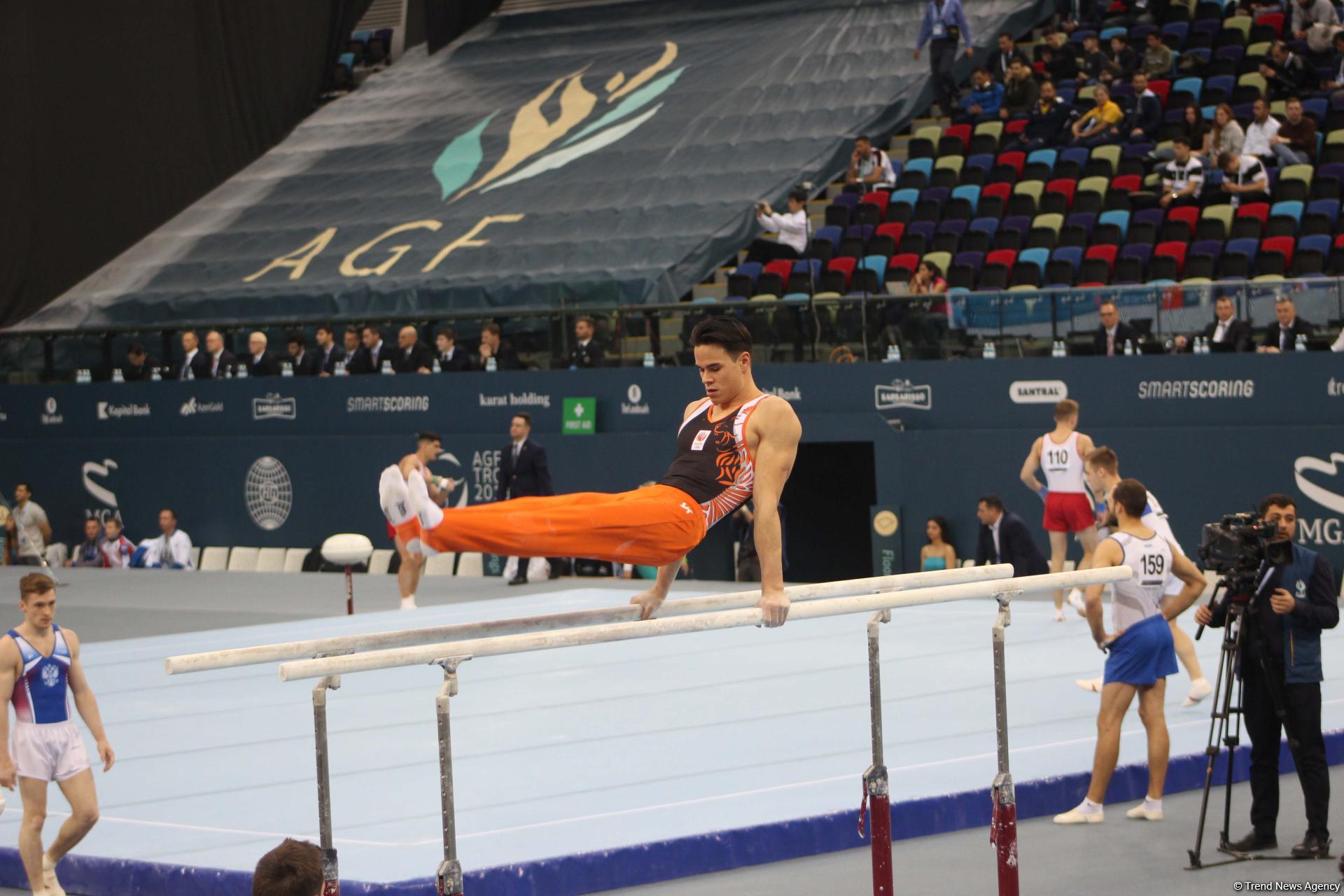 First day of FIG Artistic Gymnastics Individual Apparatus World Cup kicks off in Baku (PHOTO)