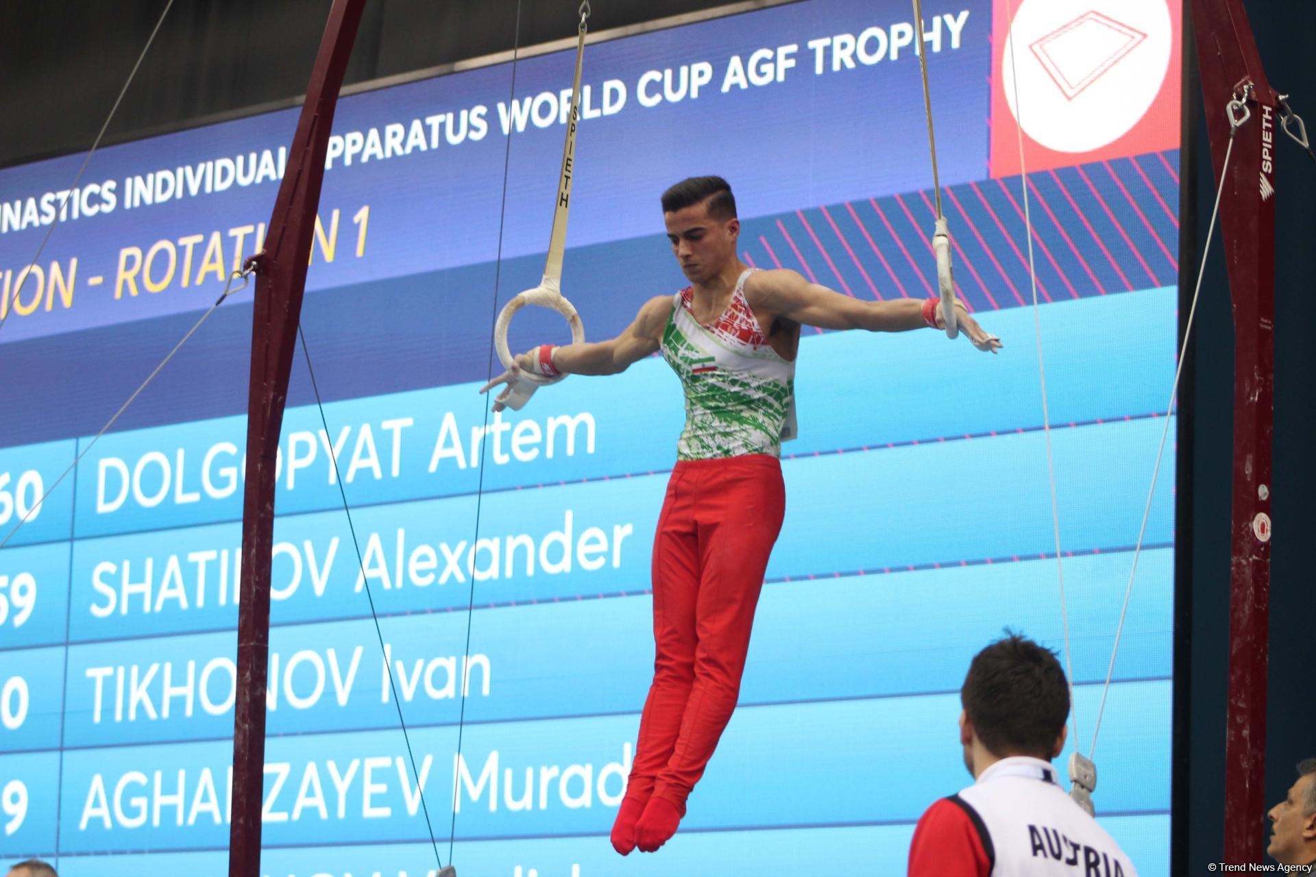 First day of FIG Artistic Gymnastics Individual Apparatus World Cup kicks off in Baku (PHOTO)