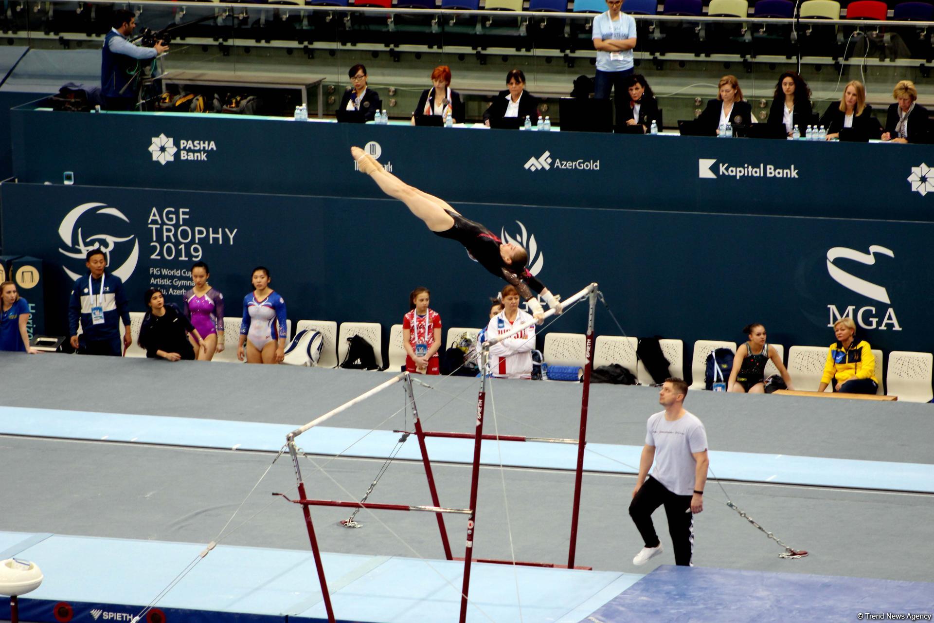First day of FIG Artistic Gymnastics Individual Apparatus World Cup kicks off in Baku (PHOTO)