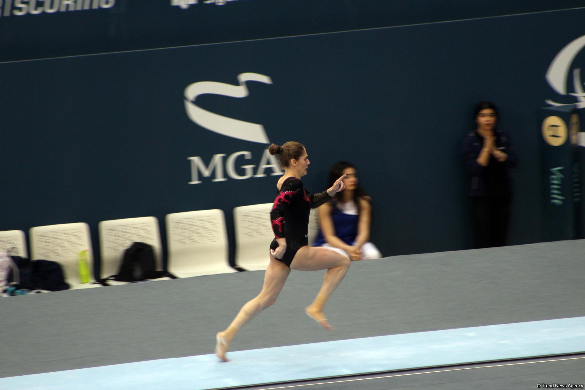 First day of FIG Artistic Gymnastics Individual Apparatus World Cup kicks off in Baku (PHOTO)
