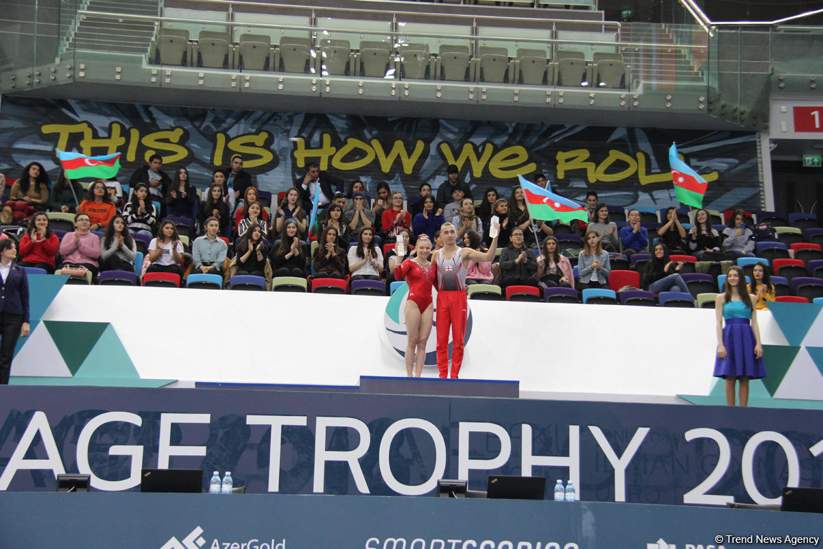 AGF Trophy awarded as part of FIG World Cup in Baku (PHOTO)