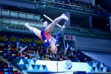 Best moments of FIG World Cup in gymnastics in Baku (PHOTO)