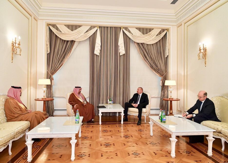 President Aliyev receives Saudi Arabian minister of energy, industry and mineral resources (PHOTO)