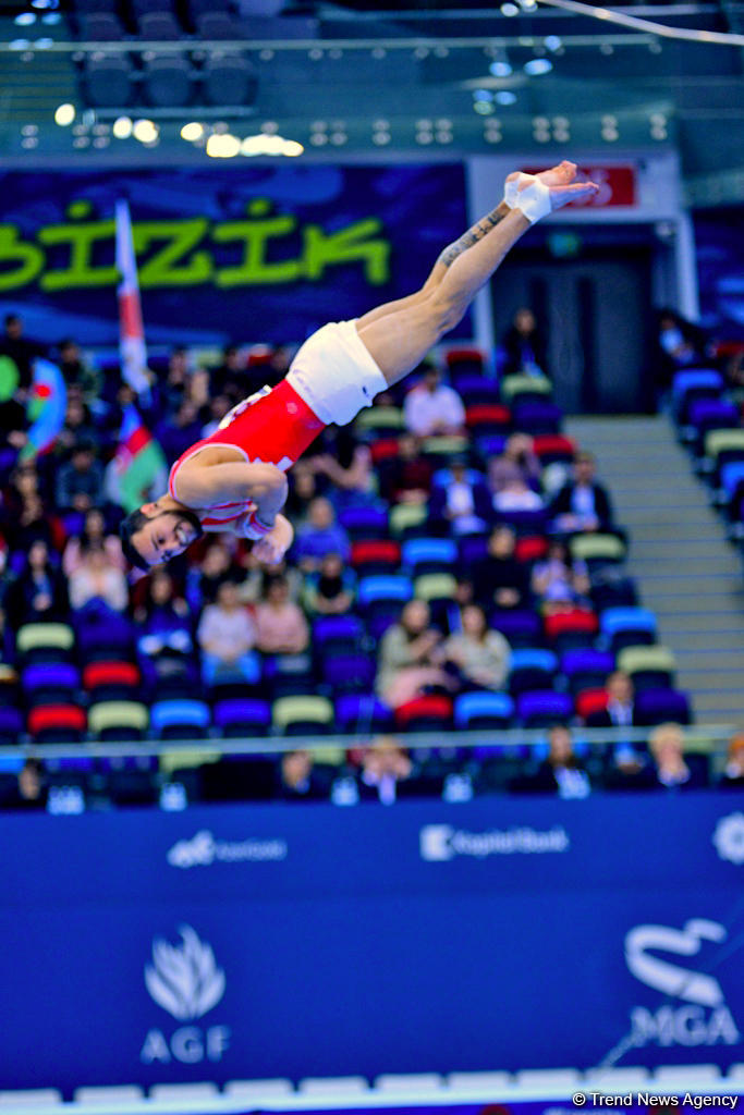 Best moments of FIG World Cup in gymnastics in Baku (PHOTO)