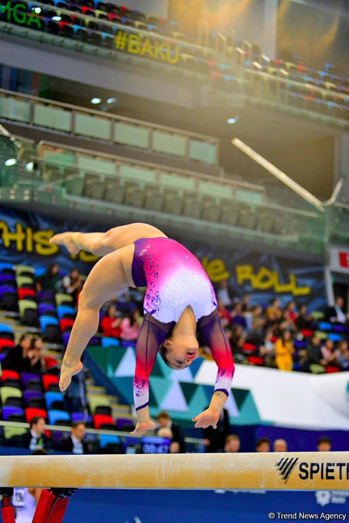 Best moments of FIG World Cup in gymnastics in Baku (PHOTO)