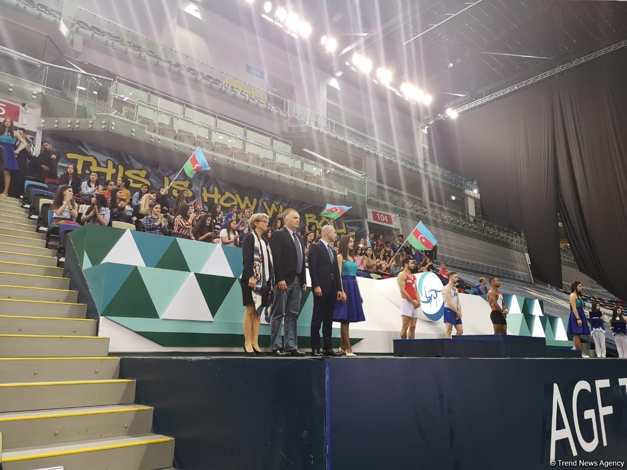 Israeli gymnast wins gold at World Cup in Baku (PHOTO/VIDEO)