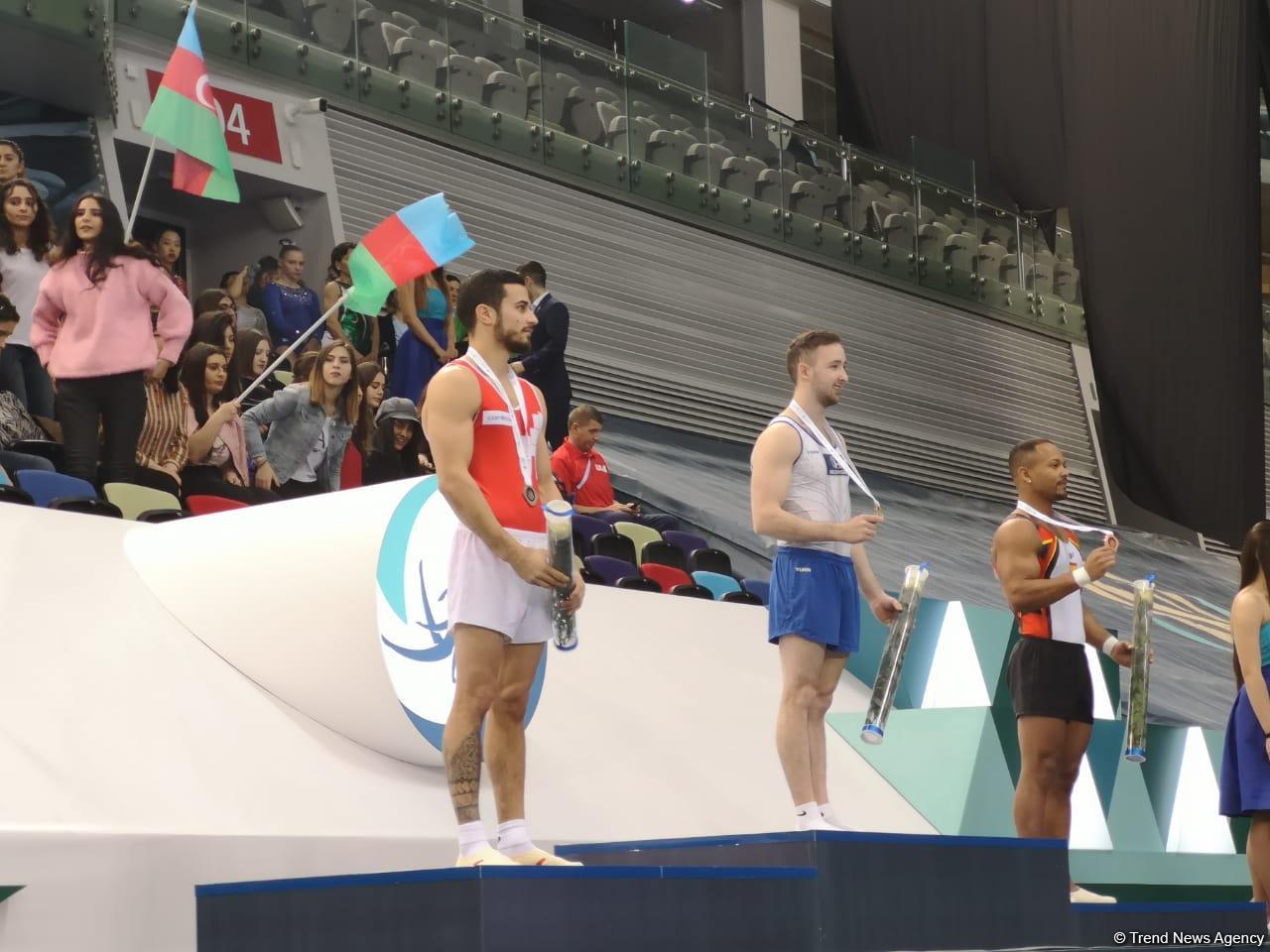 Israeli gymnast wins gold at World Cup in Baku (PHOTO/VIDEO)