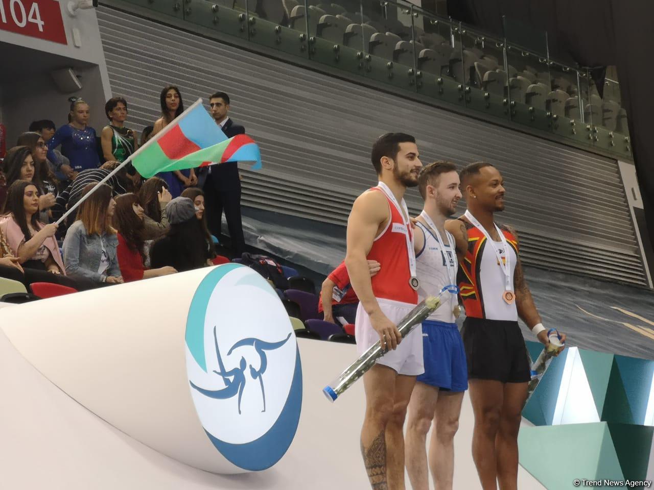 Israeli gymnast wins gold at World Cup in Baku (PHOTO/VIDEO)
