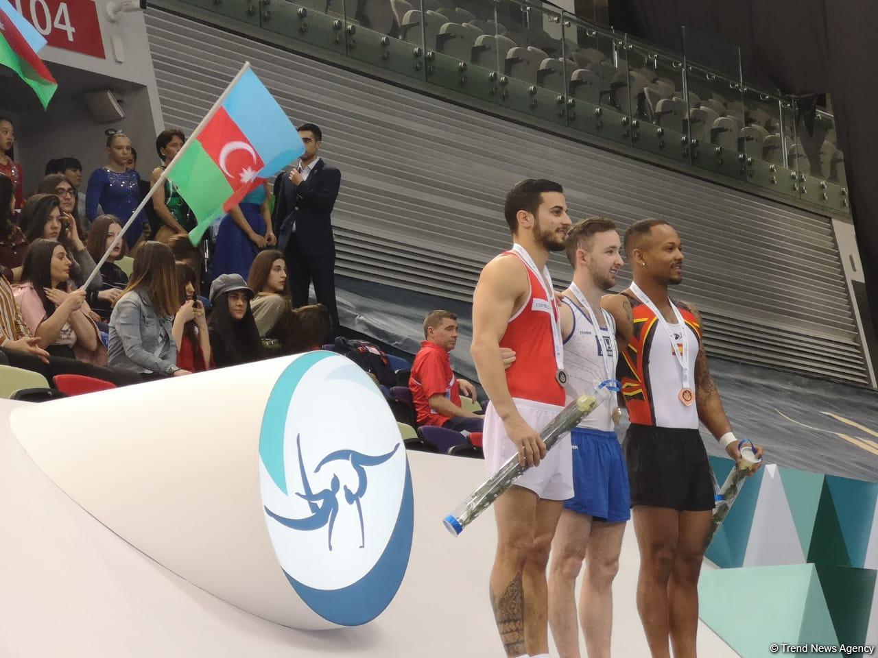 Israeli gymnast wins gold at World Cup in Baku (PHOTO/VIDEO)