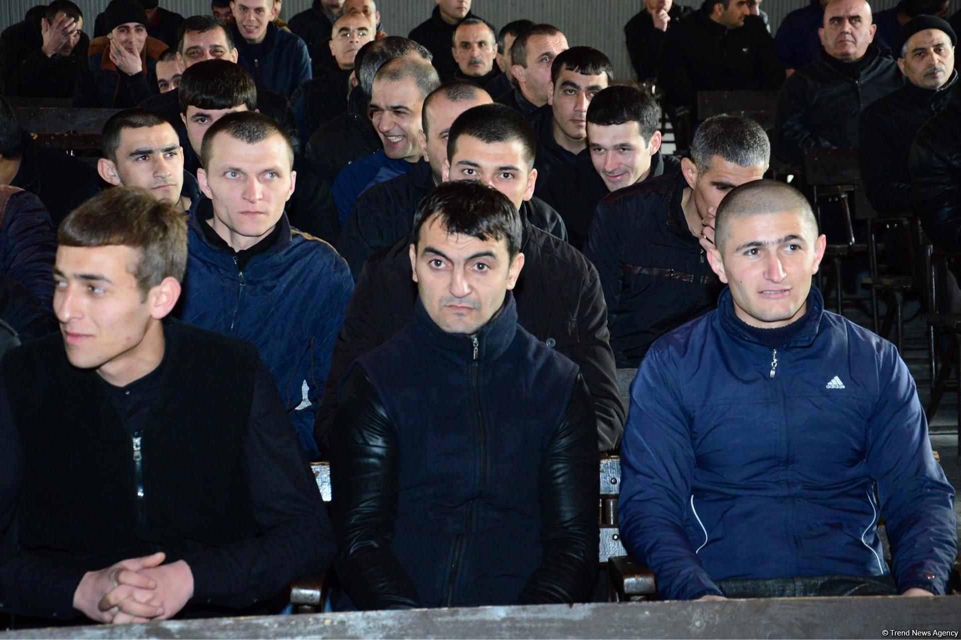 Baku’s penitentiary institution officers executing presidential pardon decree (PHOTO)