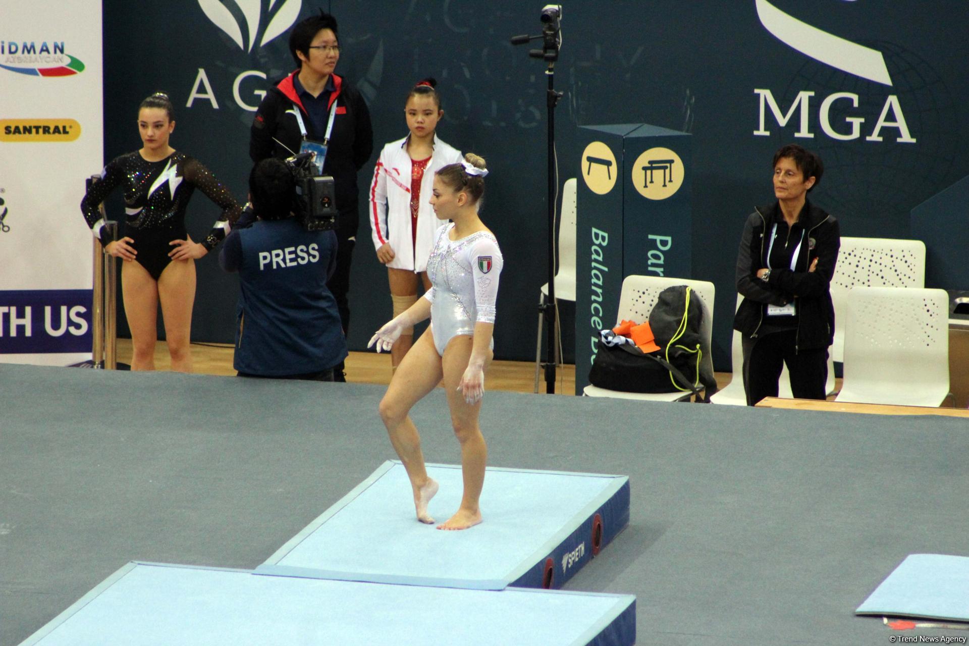 Last day of FIG Artistic Gymnastics World Cup kicks off in Baku (PHOTO)