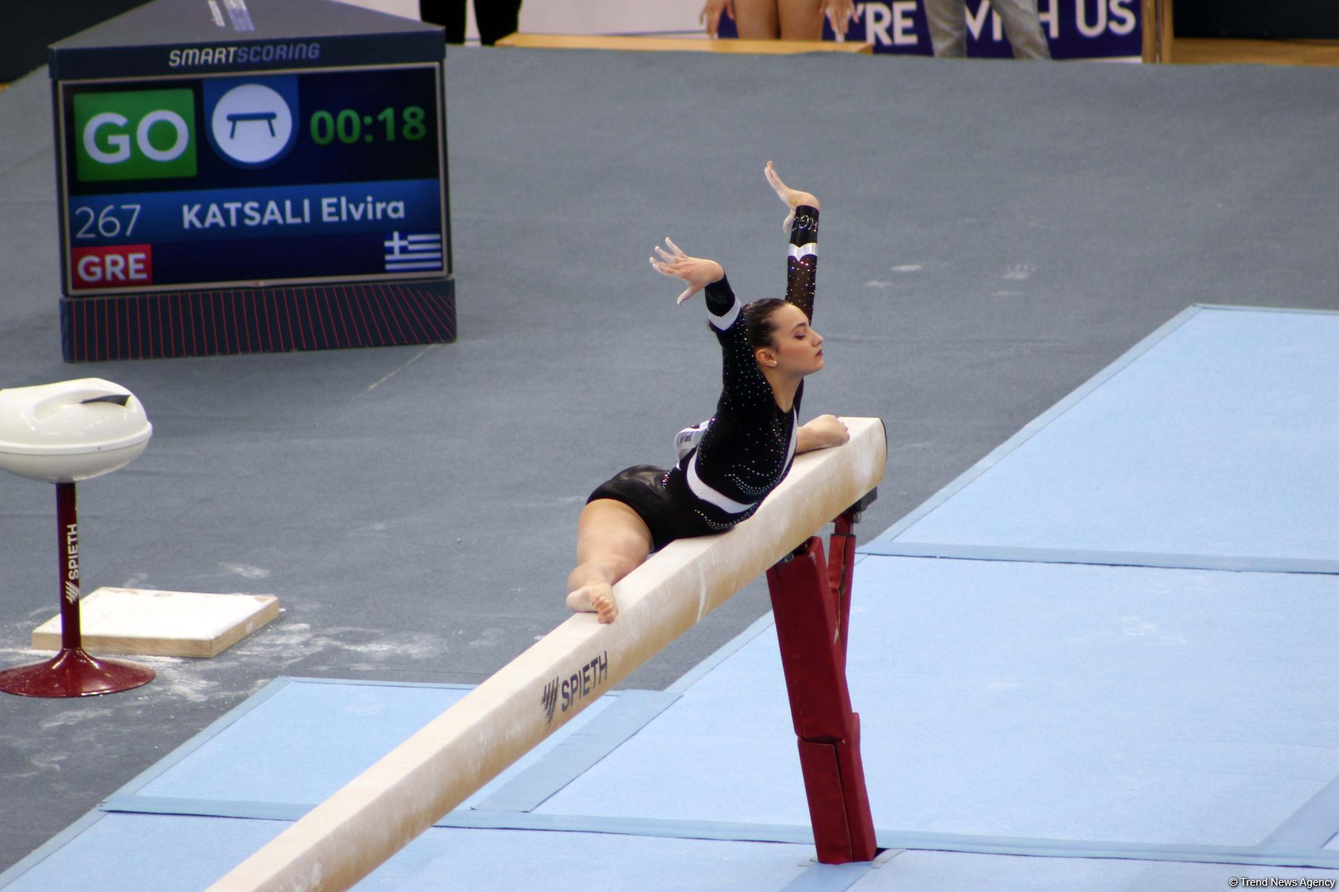 Last day of FIG Artistic Gymnastics World Cup kicks off in Baku (PHOTO)
