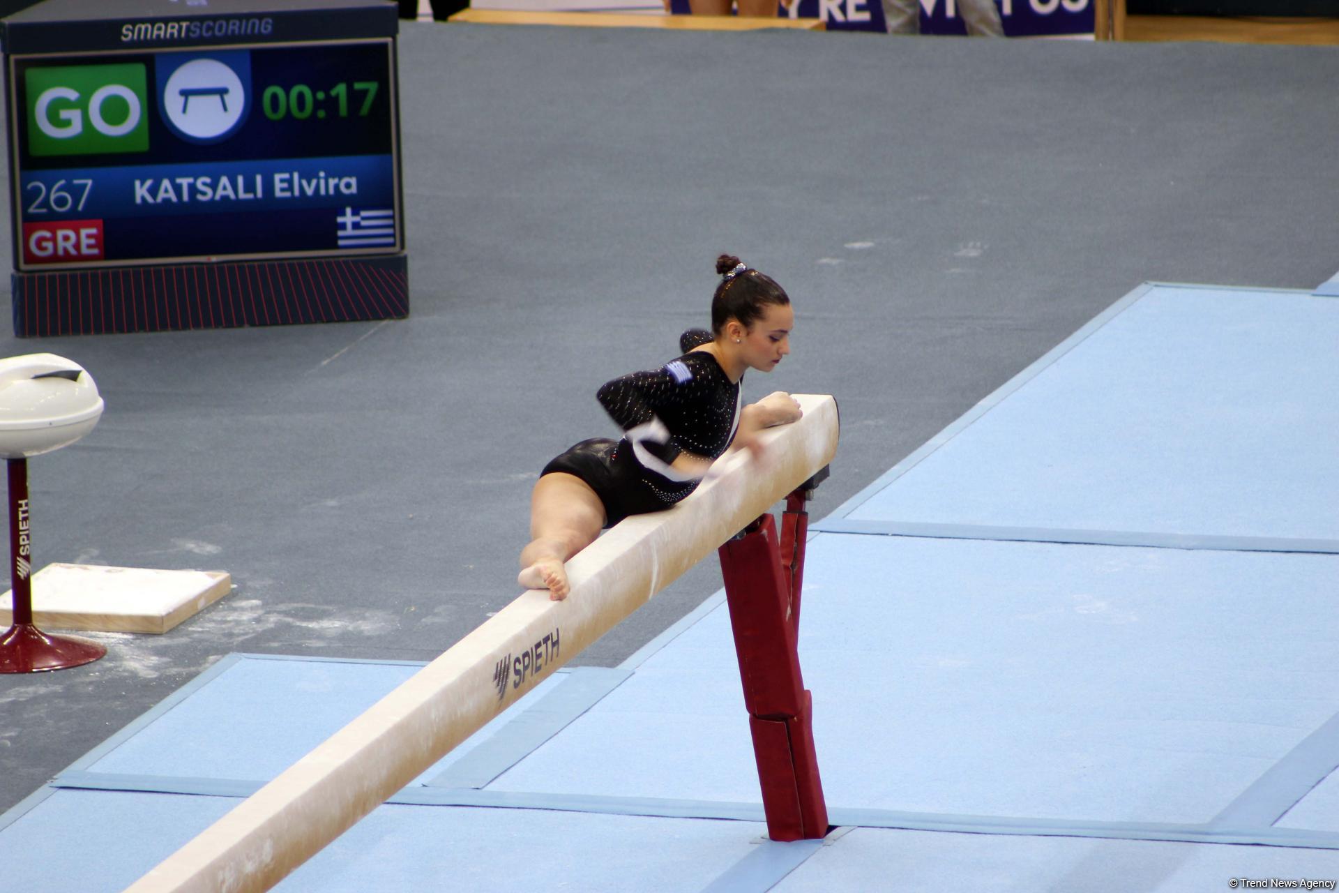Last day of FIG Artistic Gymnastics World Cup kicks off in Baku (PHOTO)