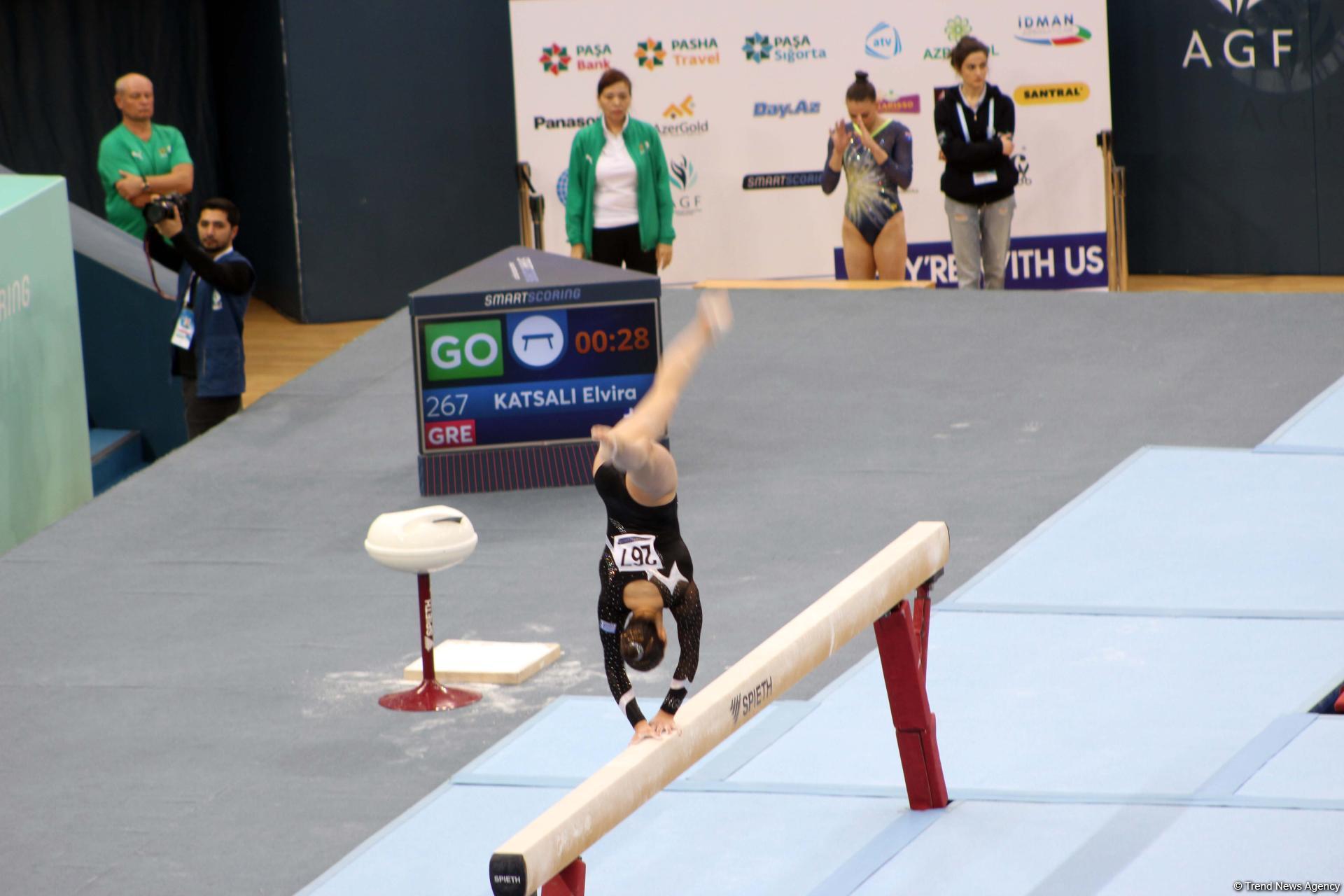 Last day of FIG Artistic Gymnastics World Cup kicks off in Baku (PHOTO)
