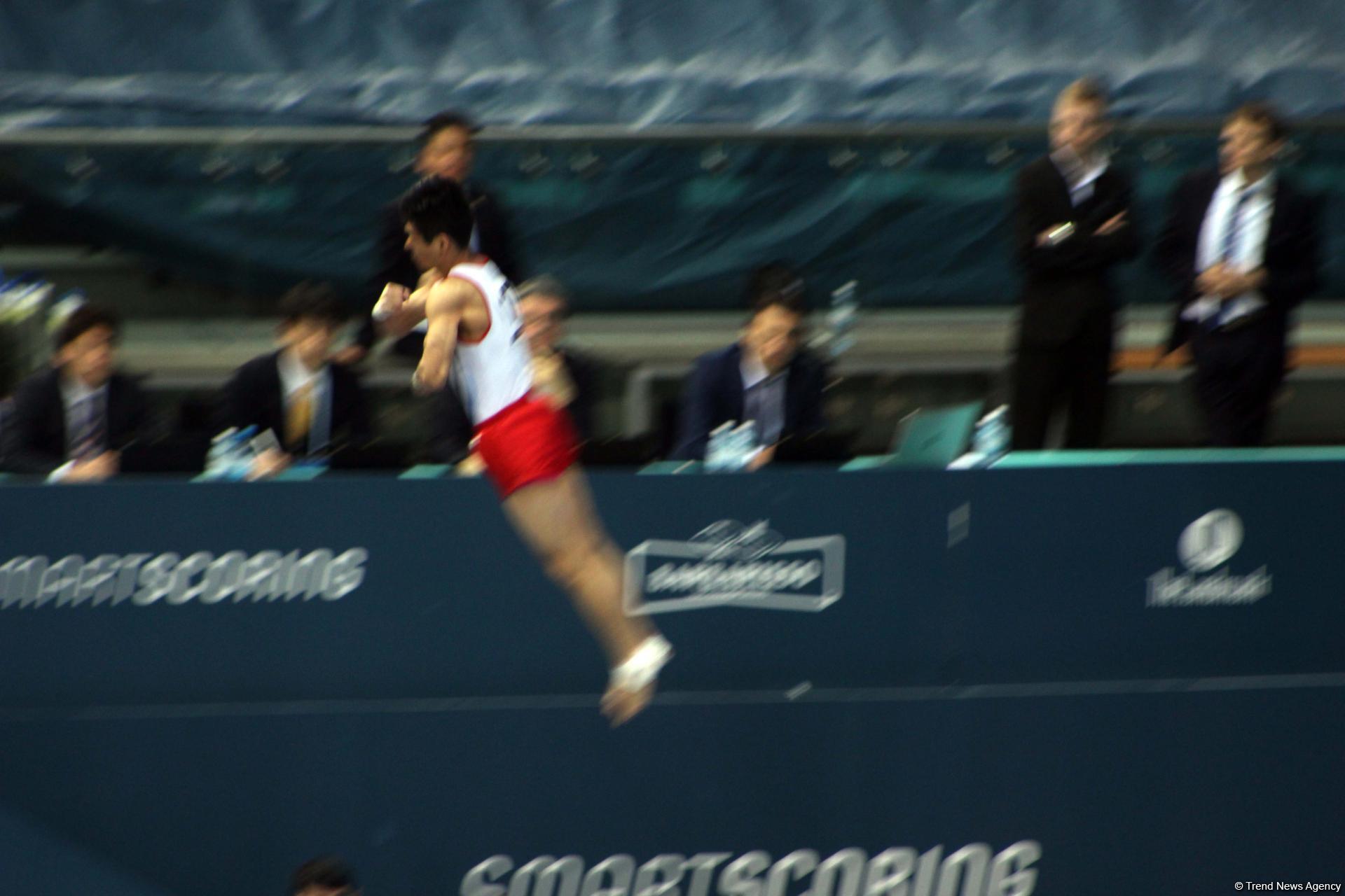 Last day of FIG Artistic Gymnastics World Cup kicks off in Baku (PHOTO)
