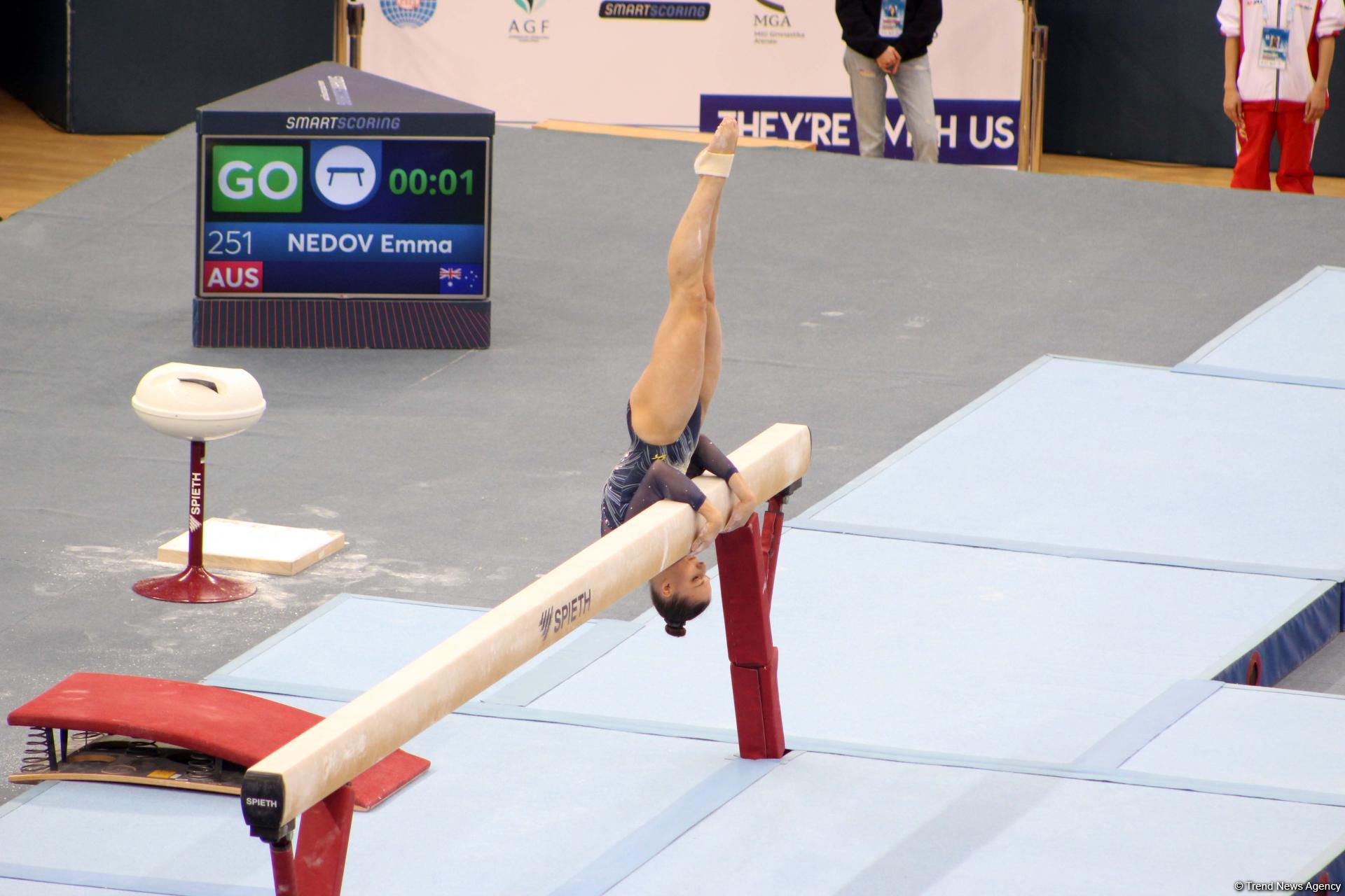 Last day of FIG Artistic Gymnastics World Cup kicks off in Baku (PHOTO)