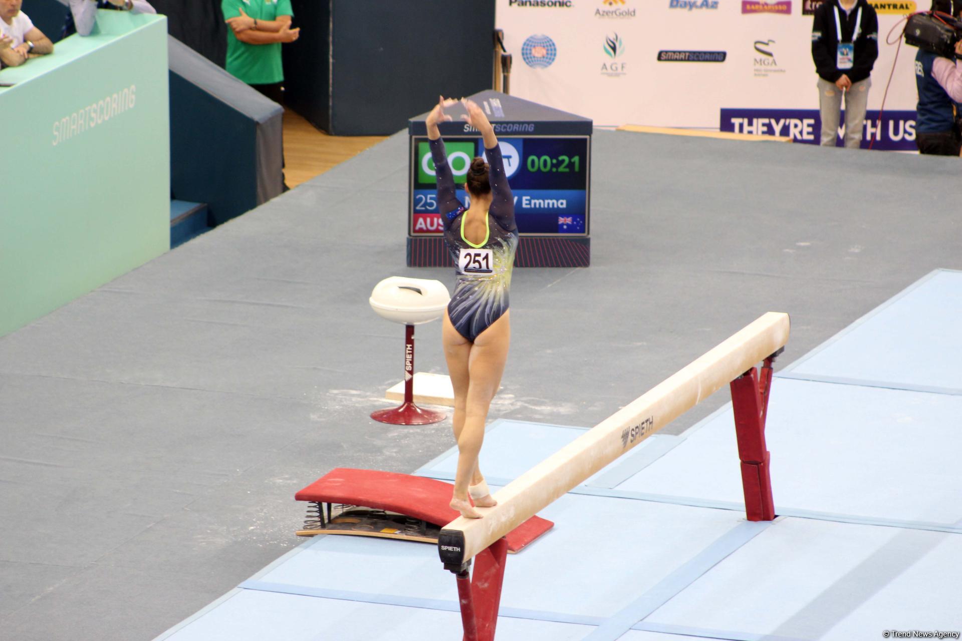 Last day of FIG Artistic Gymnastics World Cup kicks off in Baku (PHOTO)