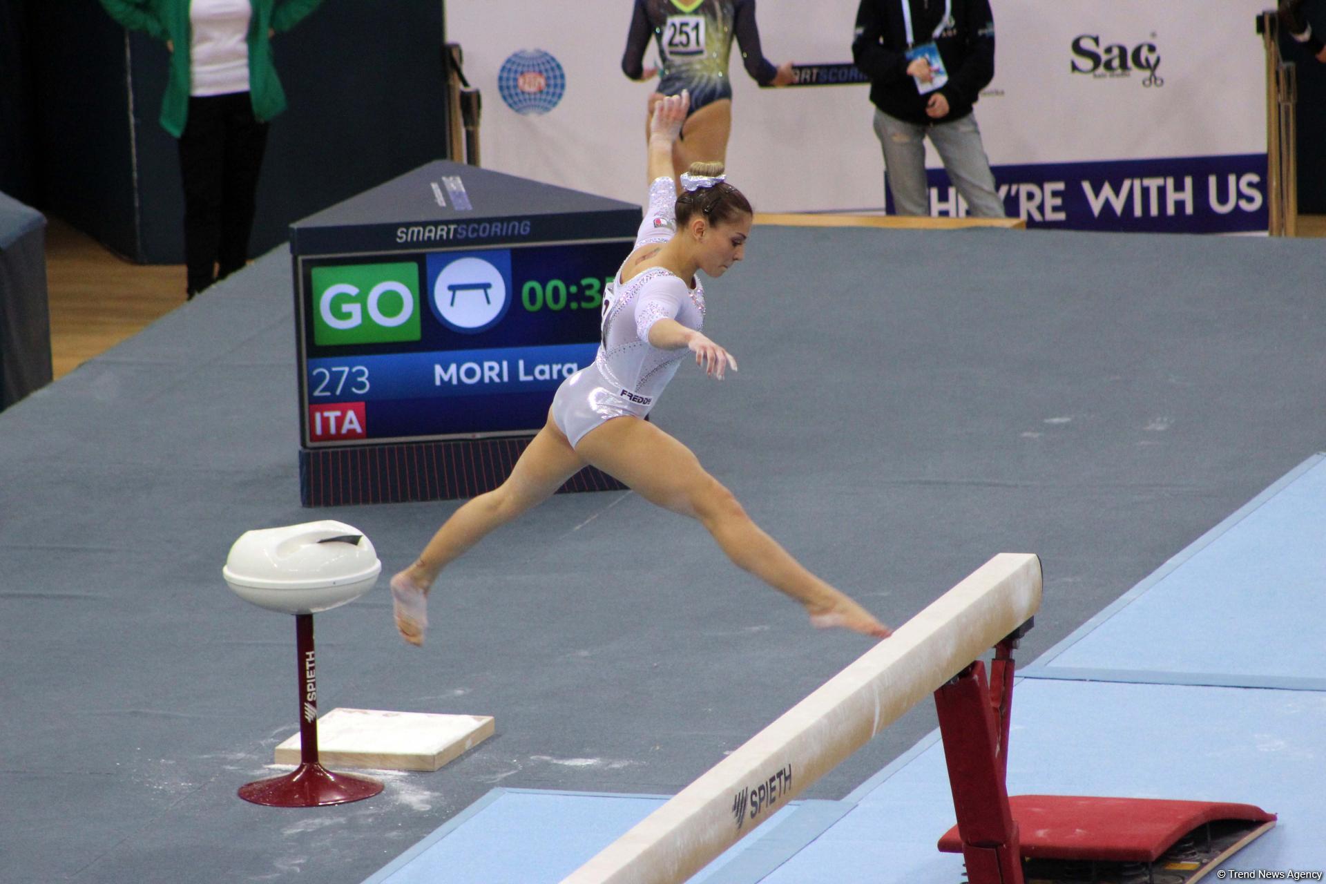 Last day of FIG Artistic Gymnastics World Cup kicks off in Baku (PHOTO)