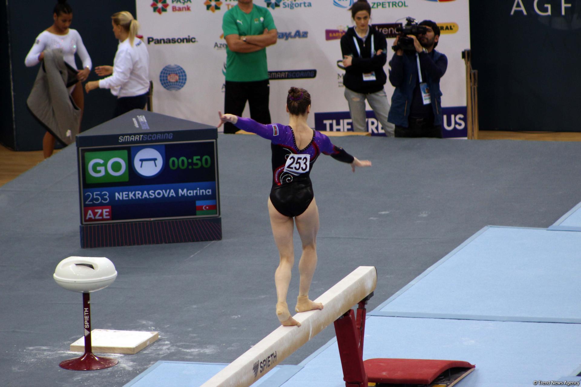 Last day of FIG Artistic Gymnastics World Cup kicks off in Baku (PHOTO)