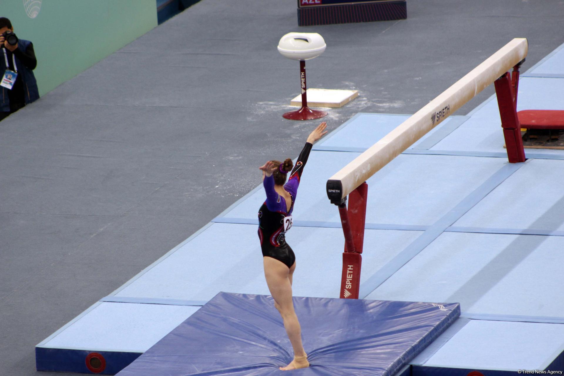 Last day of FIG Artistic Gymnastics World Cup kicks off in Baku (PHOTO)
