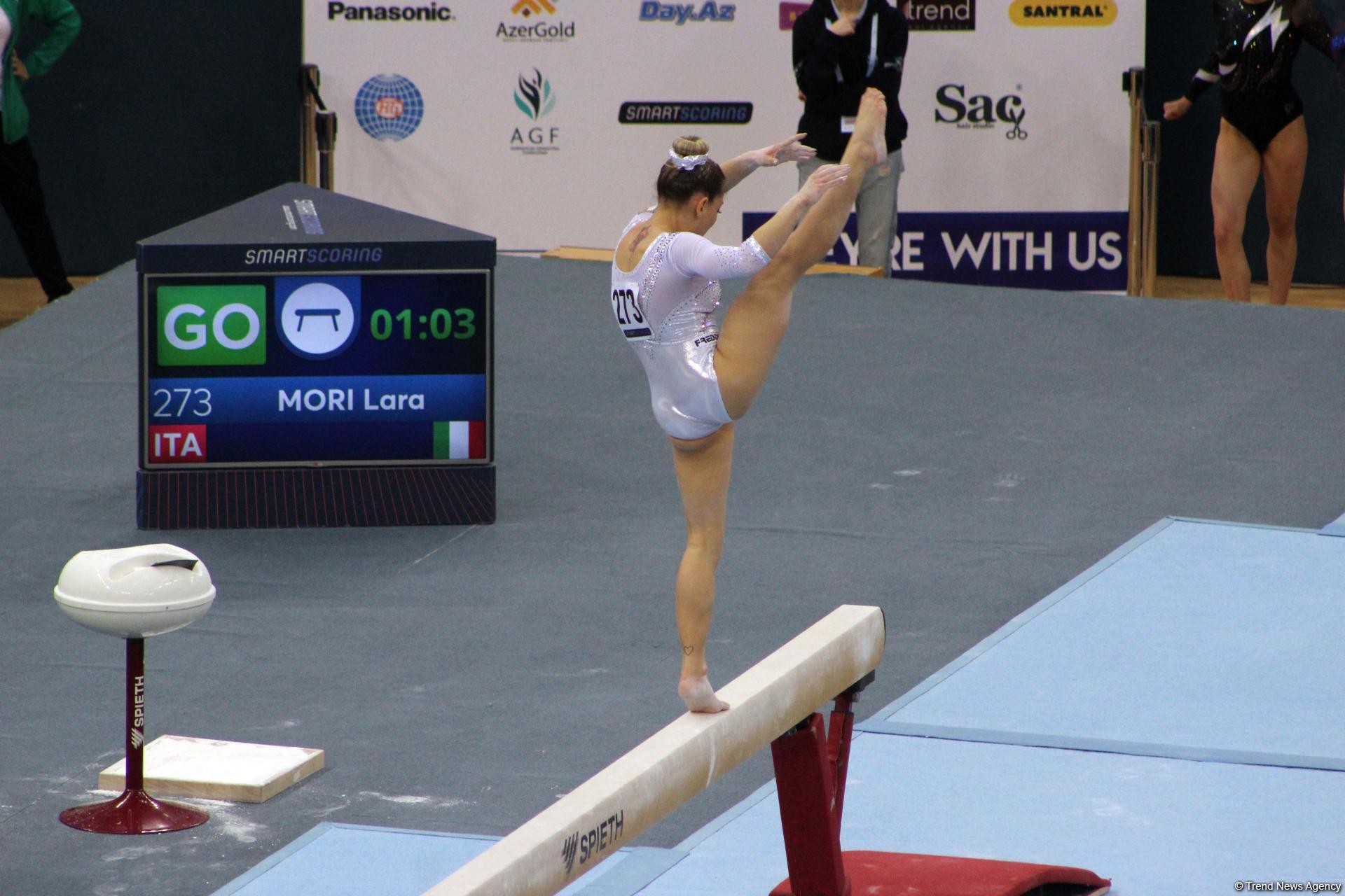 Last day of FIG Artistic Gymnastics World Cup kicks off in Baku (PHOTO)