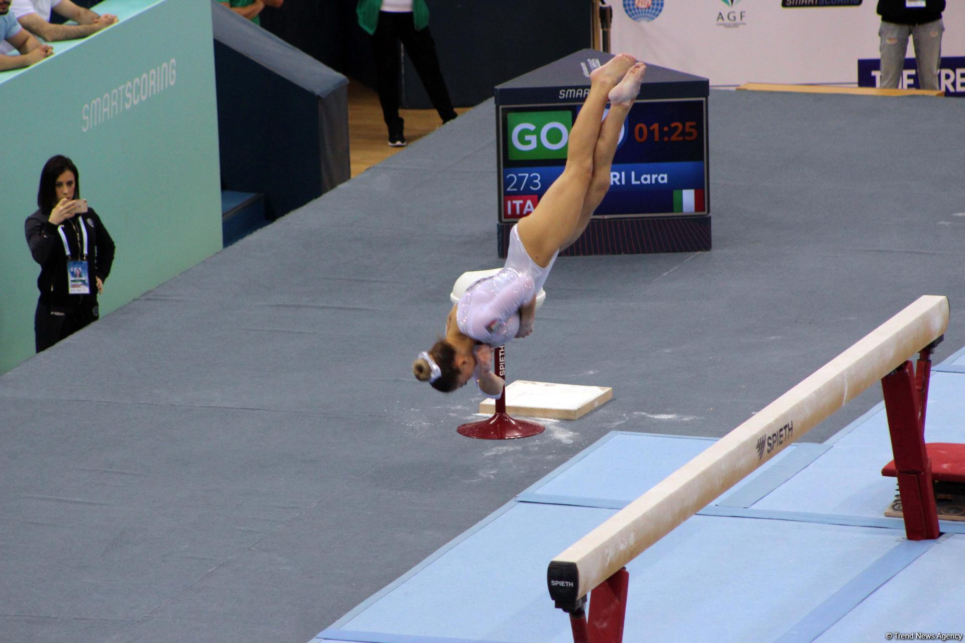 Last day of FIG Artistic Gymnastics World Cup kicks off in Baku (PHOTO)