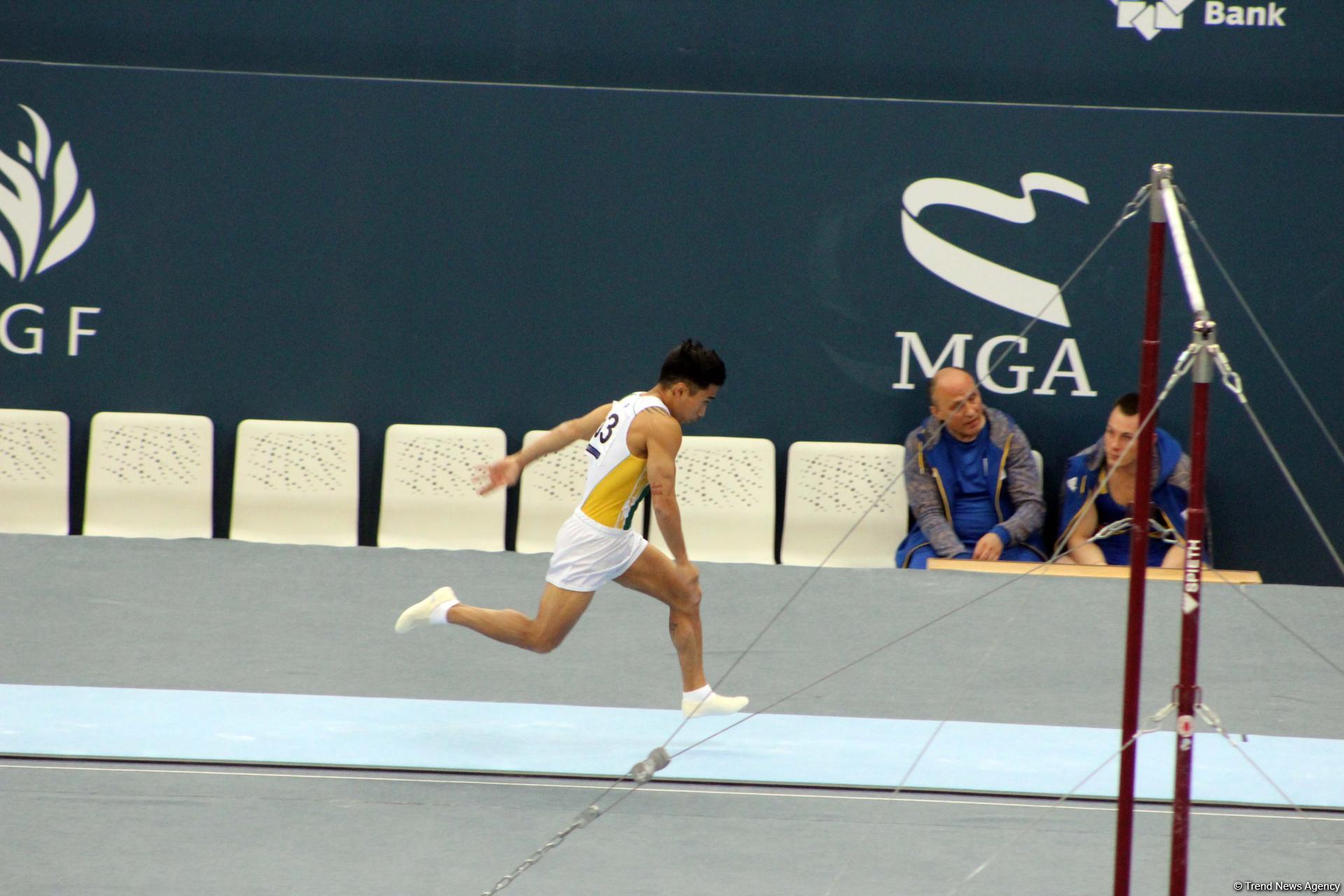 Last day of FIG Artistic Gymnastics World Cup kicks off in Baku (PHOTO)