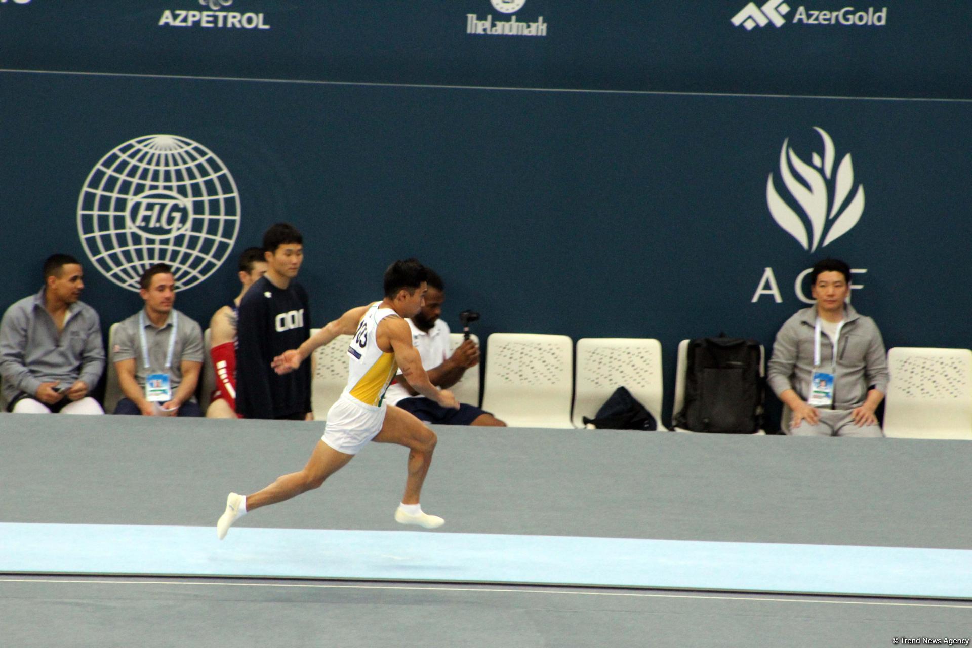 Last day of FIG Artistic Gymnastics World Cup kicks off in Baku (PHOTO)