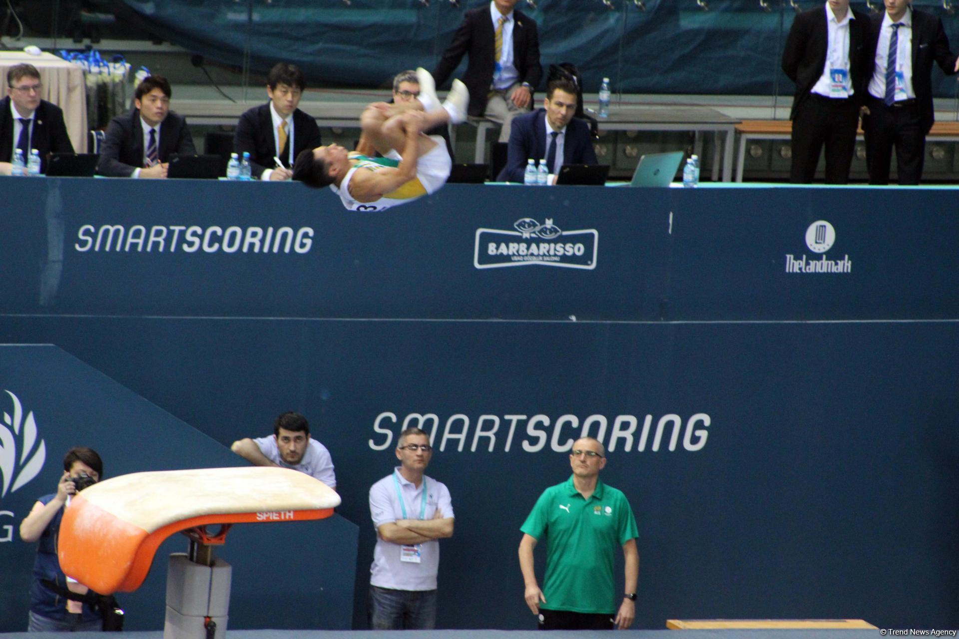 Last day of FIG Artistic Gymnastics World Cup kicks off in Baku (PHOTO)